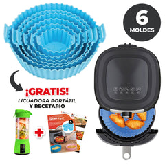 Kit X6 Moldes para Freidora + Obsequios