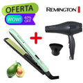 Oferta Wow Plancha Aguacate + Secador Remington